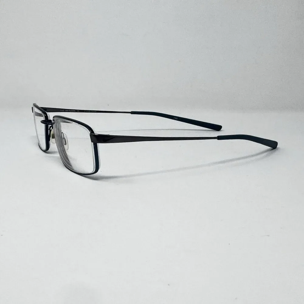 Nike Flexon 4193 441 New Blue Charcoal Black Eyeglass Frames 53-18-145